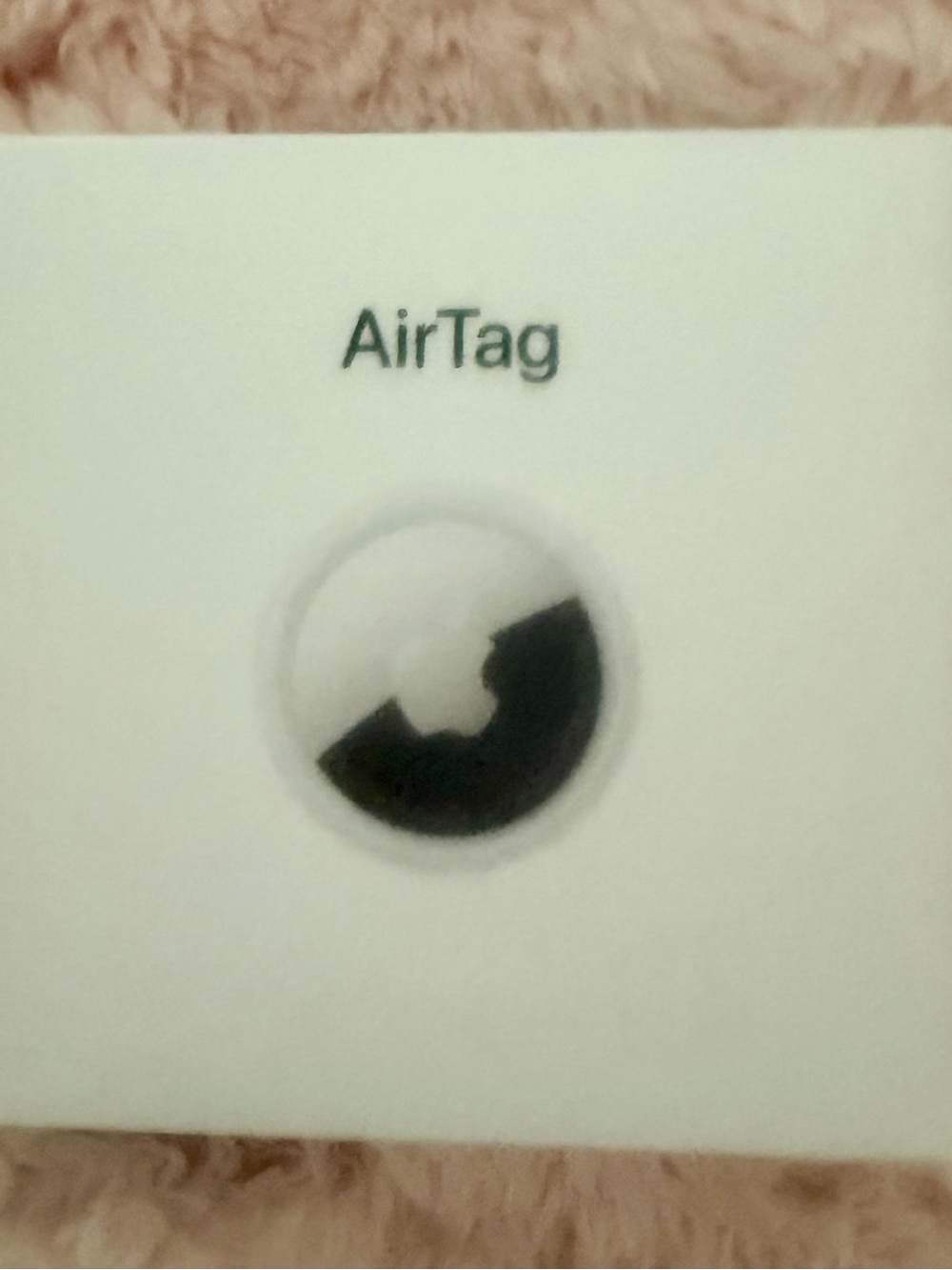 Apple AirTag - White and Black Accent